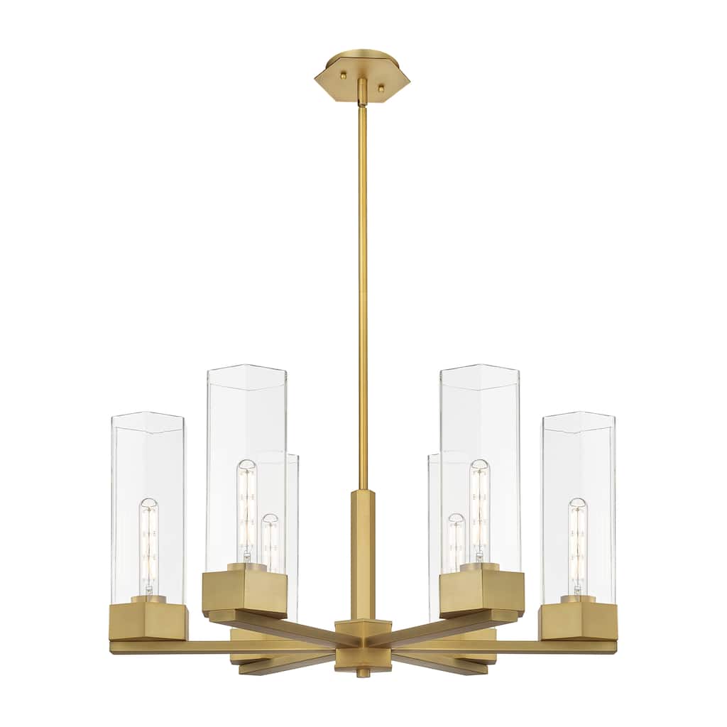 Innovations Lighting Claverack - 6 Light 14" Stem Hung Chandelier