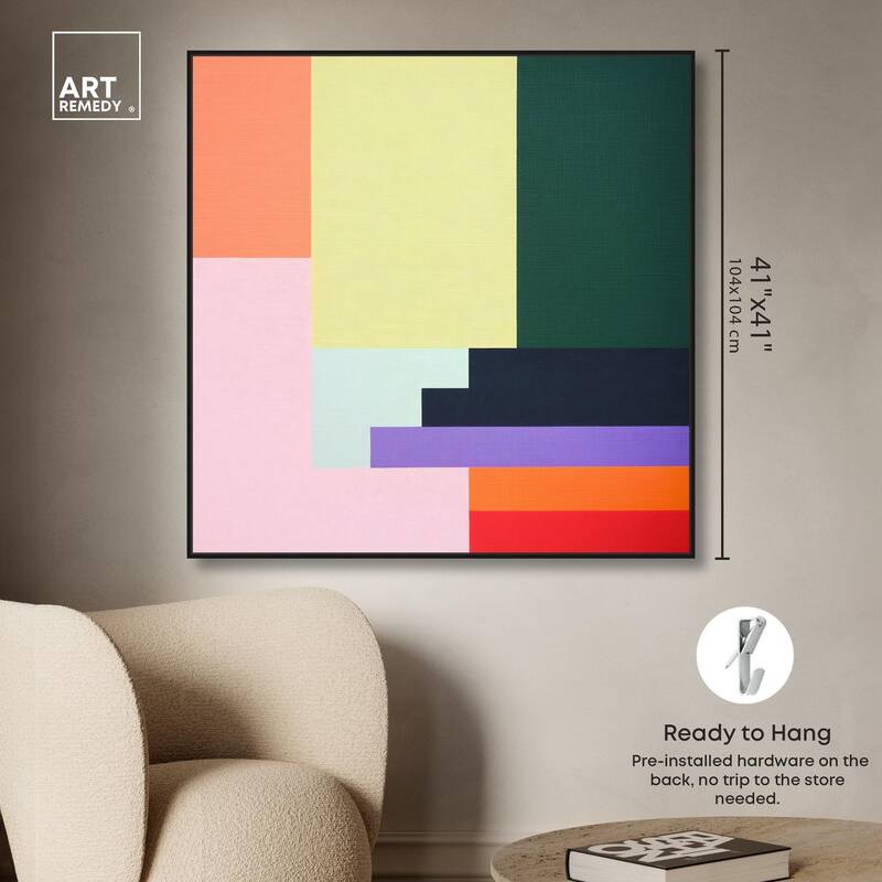 Rectilinear Rhapsody II Canvas by Art Remedy