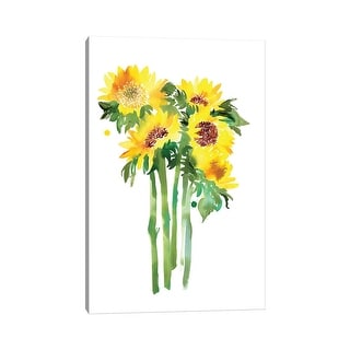iCanvas "Sunflowers" by CreativeIngrid Canvas Print - Bed Bath & Beyond ...