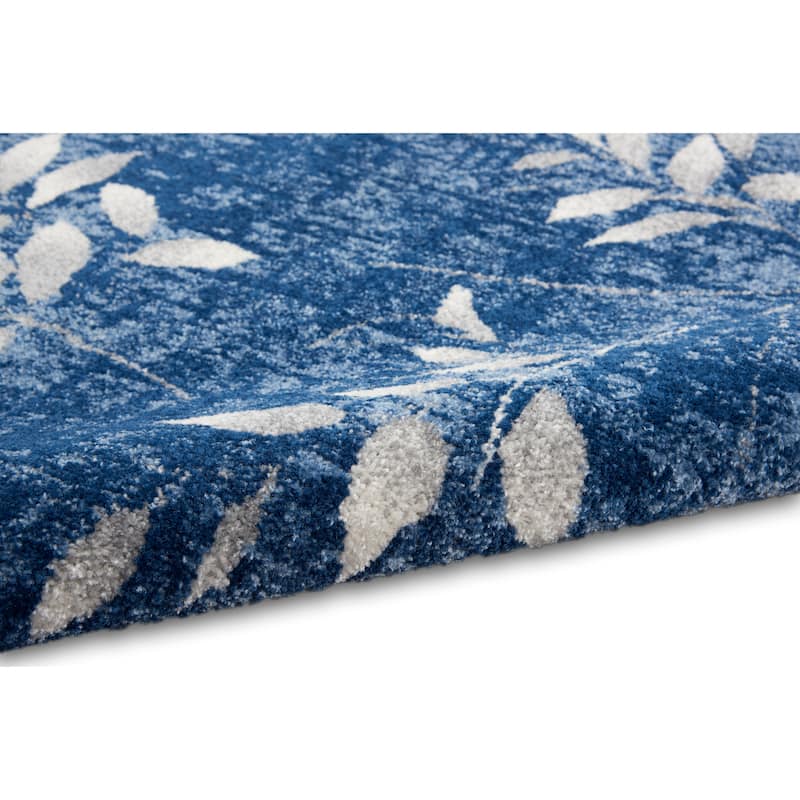 Calvin Klein River Flow Contemporary Botanical Area Rug