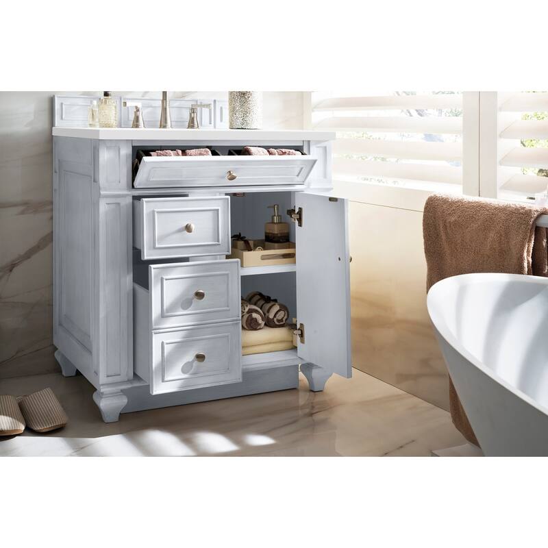 James Martin Vanities 157-V30-3WZ Bristol 30" Free Standing Single