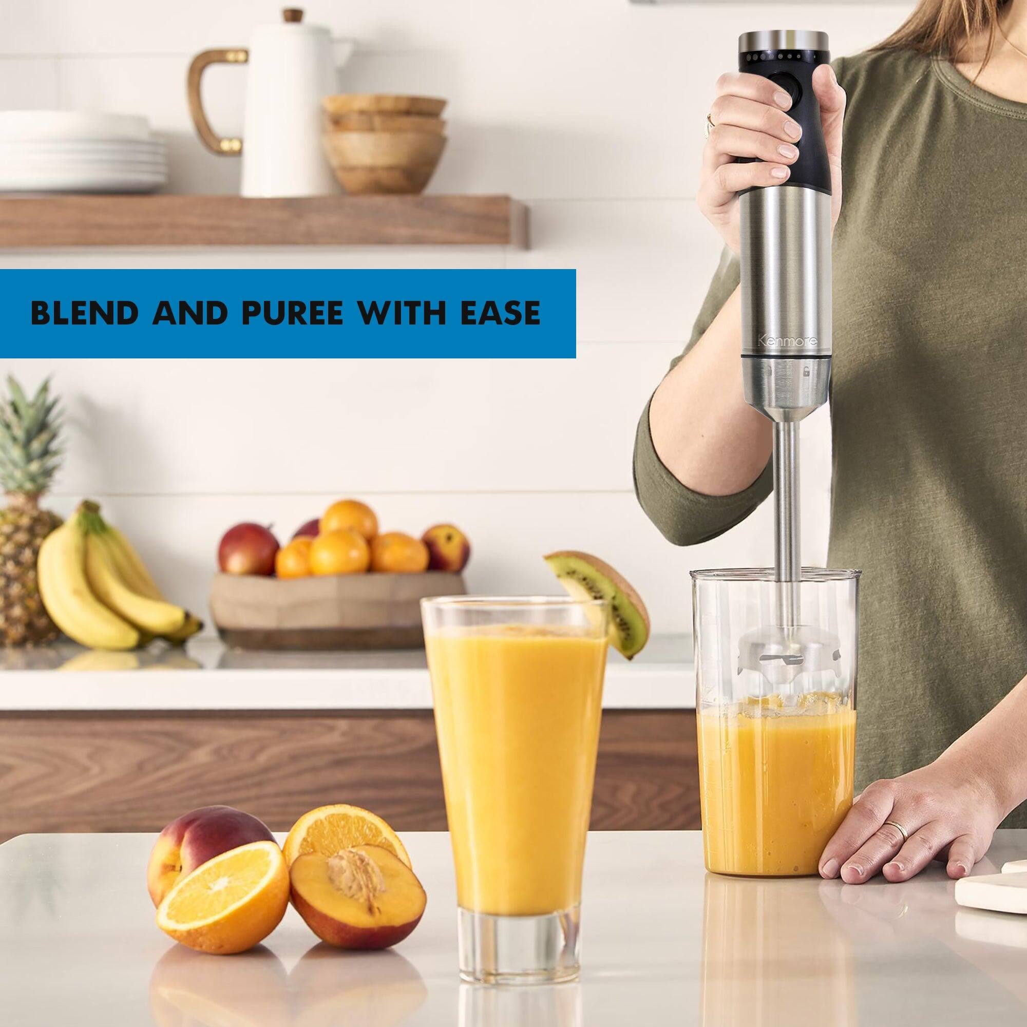Kenmore 400W Hand Blender, Variable Speed Immersion Blender Food