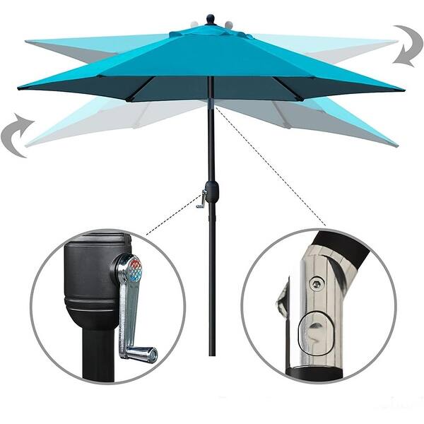 bed bath and beyond teal patio umbrella 7.5' Patio Umbrella Outdoor Table Market Umbrella(Teal Blue) - Bed Bath &  Beyond