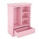 preview thumbnail 17 of 34, Open Children's Wardrobe with A Hanging Rod and Open Shelves