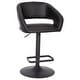 preview thumbnail 173 of 178, Vinyl Adjustable Height Barstool with Rounded Mid-Back