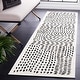 preview thumbnail 3 of 9, SAFAVIEH Melody Ailsa Modern Scandinavian Rug 2'2" x 6' Runner - Ivory/Black - Runner