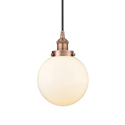 Innovations Lighting 616-1PH-12-8 Beacon Pendant Beacon 8" Wide Mini