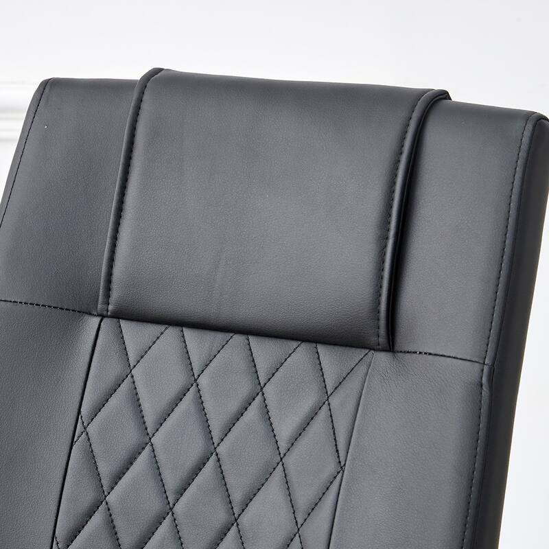 6PCS PU Metal Frame Dining Chair