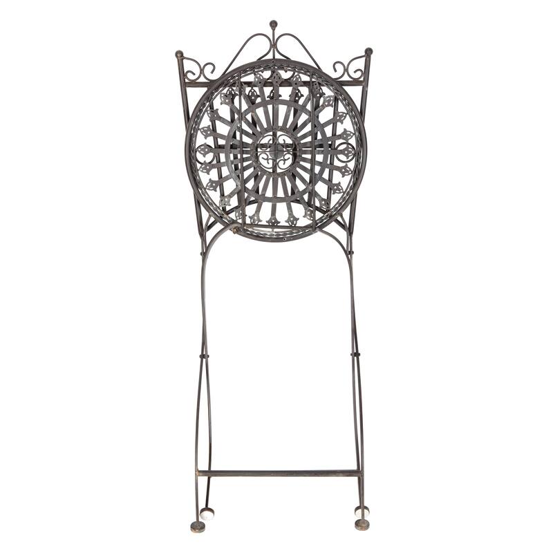 SAFAVIEH Outdoor Saige Victorian Iron 3-Piece Bistro Set - 28Wx28Dx38H