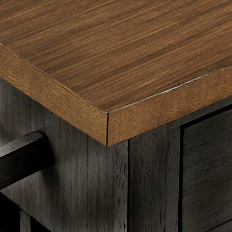 Eleanor Kitchen Island with Wine Rack by iNSPIRE Q Classic