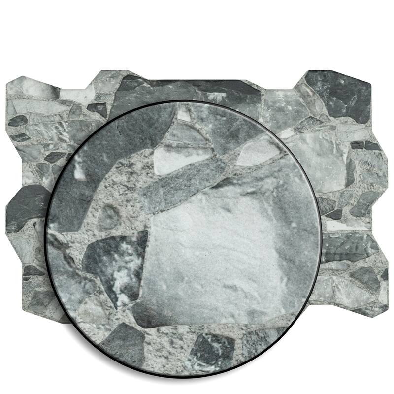 Merola Tile Rambla Grafito 15.75" x 23.75" Porcelain Floor and Wall Tile