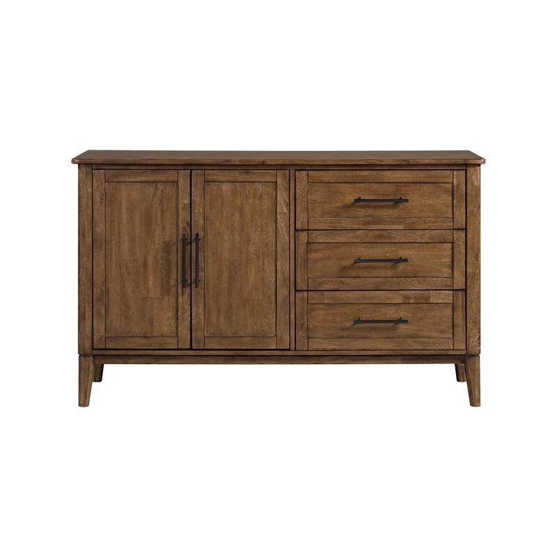 Koloa 60" 3-Drawer Server, Honey