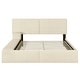 preview thumbnail 4 of 34, Upholstered Platform Bed with Lateral Storage Compartments and Thick Fabric,Velvet