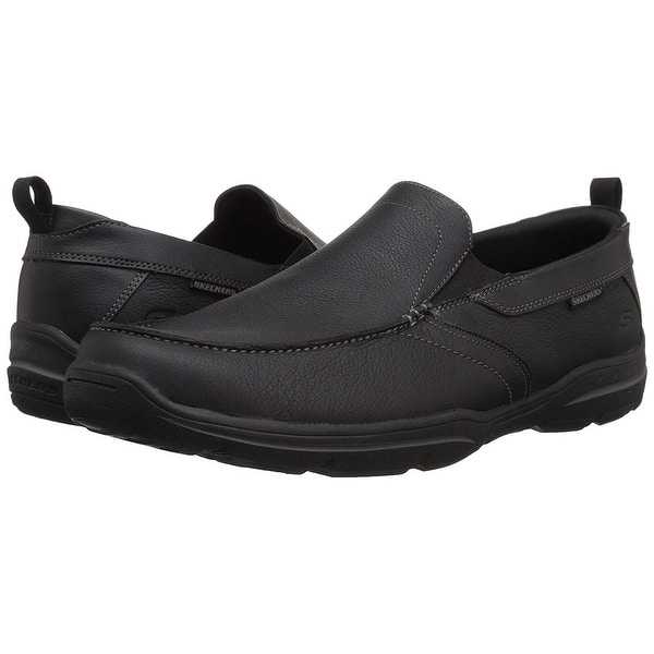 Shop Skechers Mens Harper Forde Driving Style Loafer Black