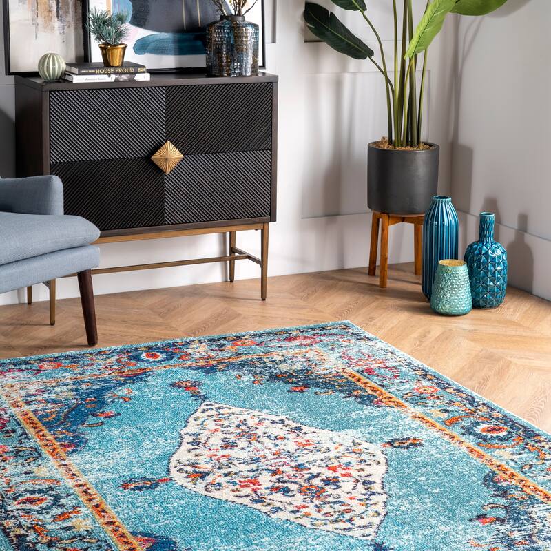 Nuloom Vintage Medallion Veronica Area Rug