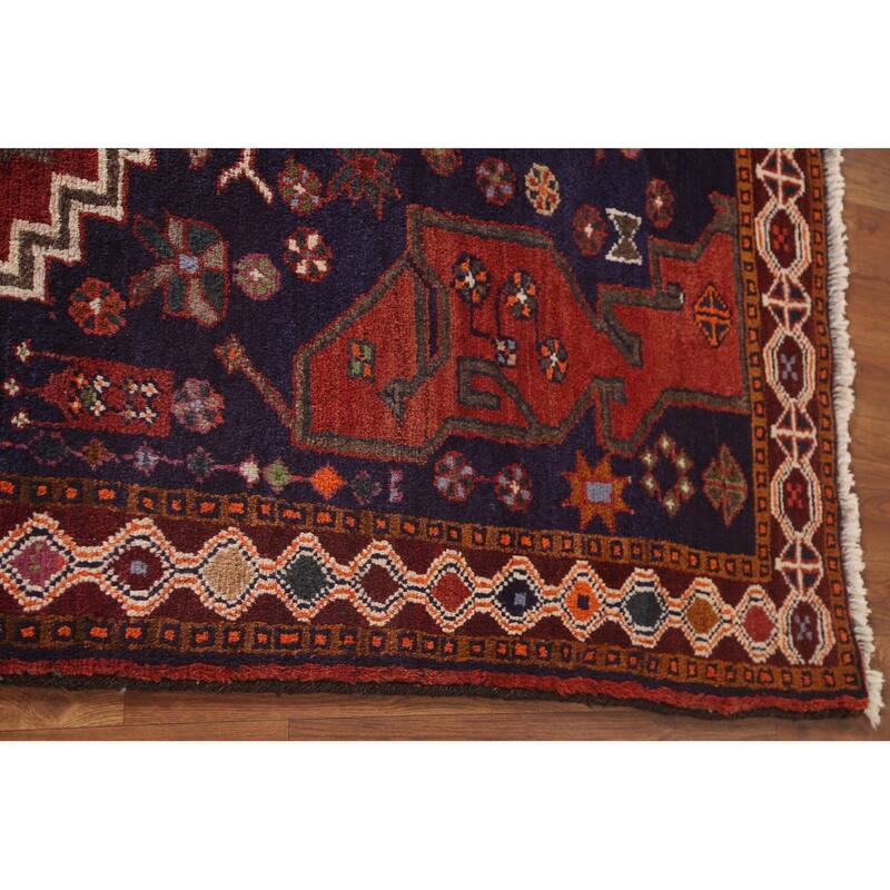 Sirjan Persian Area Rug Hand-Knotted Wool Carpet - 5'0" x 7'8"