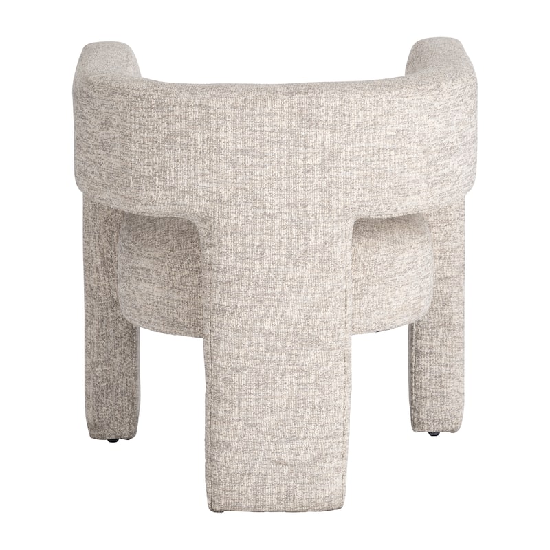 Sagebrook Home Round Back Chair, Half Moon, 29"H, Solid