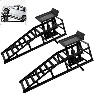 Chevron Ramp 2PCS Hydraulic Car and Truck Service Ramps - Bed Bath & Beyond - 41472104