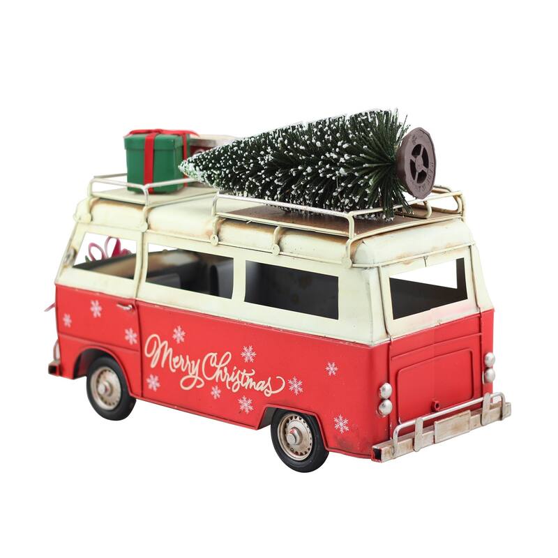 1970's Inspired Christmas Bus with Gifts - Small