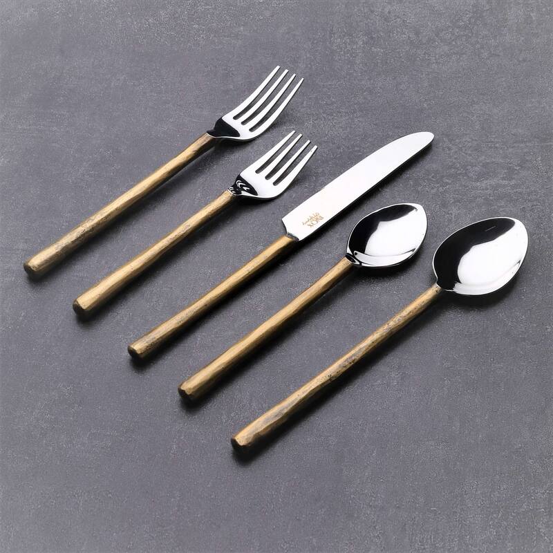 INOX Camellia Flatware 20 Pc. Place Setting (Serves 4)