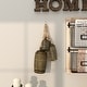 preview thumbnail 69 of 77, Gold, Gray, Bronze, Black or Red Metal Tibetan Inspired Decorative Cow Bells with Jute Hanging Rope (Set of 3)