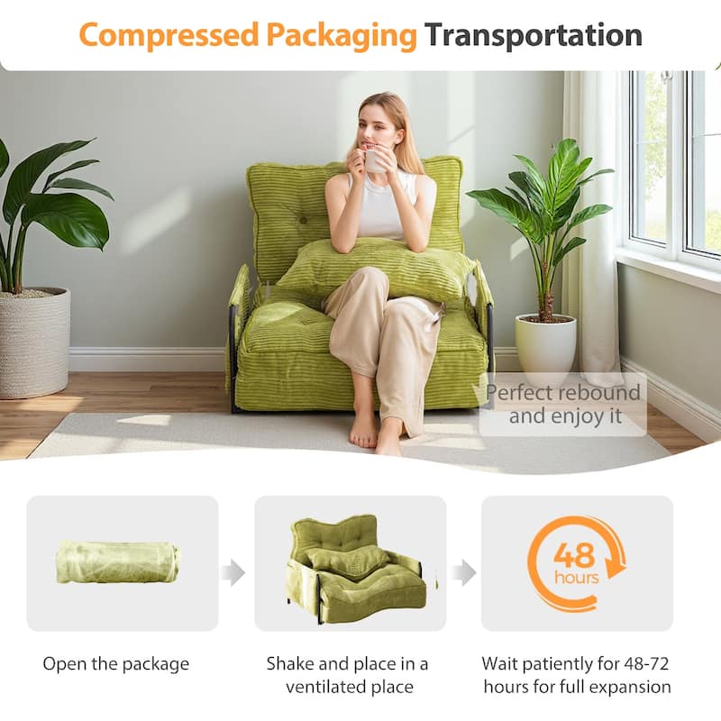 Bean Bag sofa,Floor Sofa Bed - 30"x25.6"