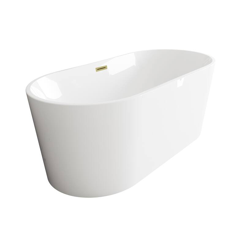 Melisande Bathtub in Glossy White