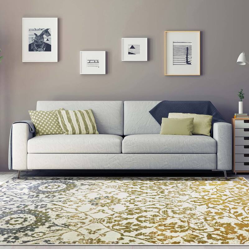 Superior Pendleton Traditional Floral Indoor Runner or Area Rug