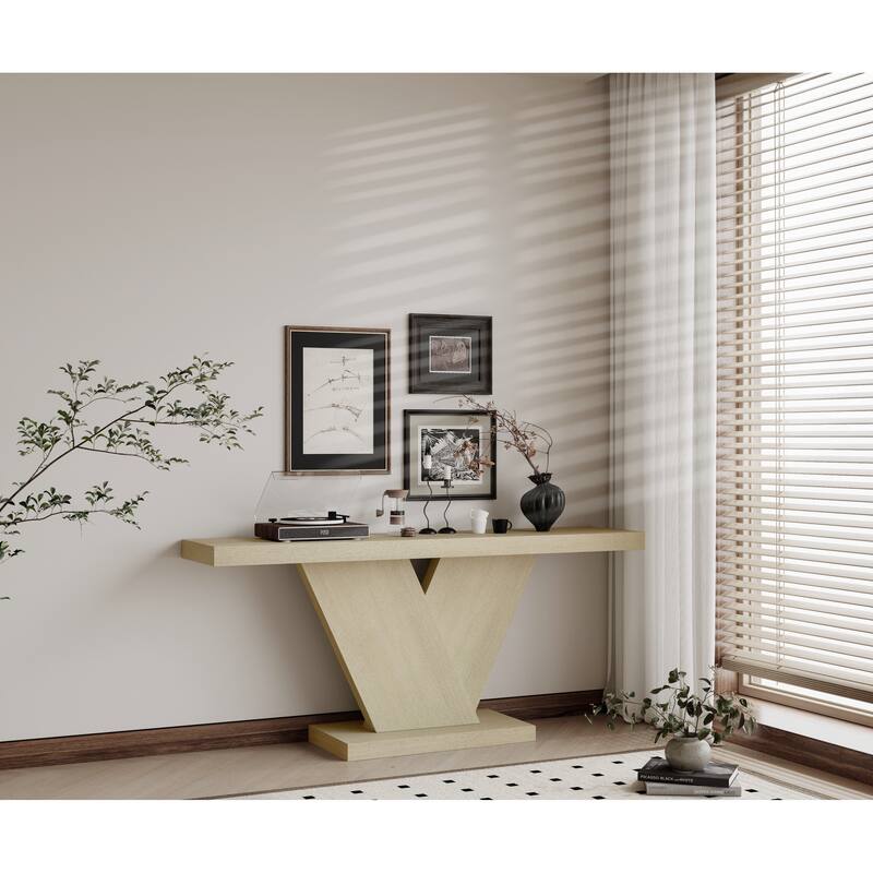 X-Leg Console Table Side Table for Living Room, Accent Table Entryway Table Hallway Table Sofa Table