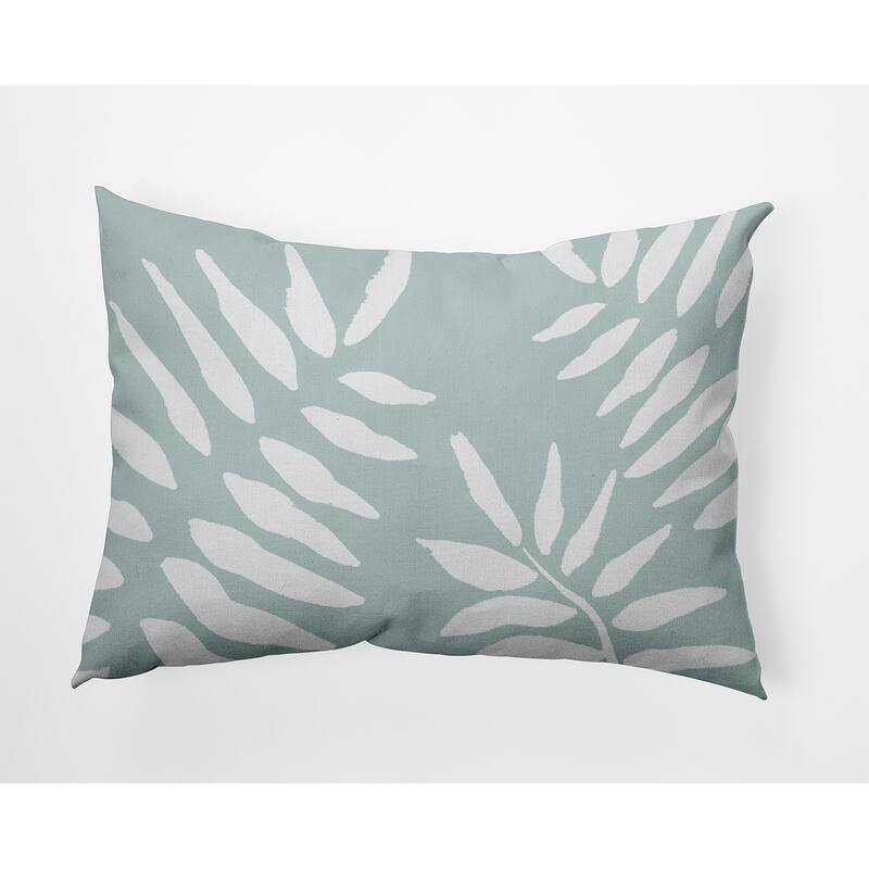 Summer Breeze Indoor/Outdoor Throw Pillow - Aqua - 14" x 20"