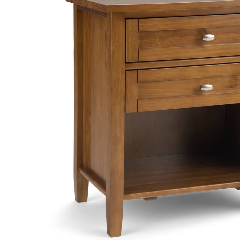WYNDENHALL Norfolk 24 inch Wide Transitional Bedside Nightstand Table - 24 Inches wide