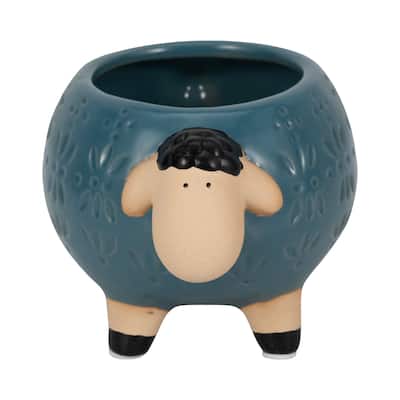 Sagebrook Home Planter, Novelty Animal Shape