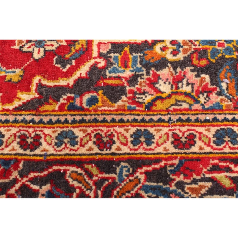 ECARPETGALLERY Hand-knotted Kayseri Red Wool Rug - 4'5 x 7'3