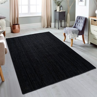 George Towne Living Jute Luxury Handmade Classic Jute Fibers Area Rug