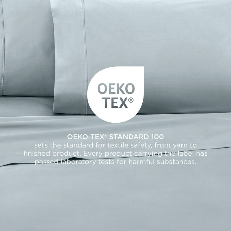 Martex 400 TC 100% Cotton Sateen, Deep Pocket, Silky Soft Sheet Set
