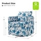 preview thumbnail 24 of 51, HULALA HOME Erkenbald Modern Slipcovered Swivel Chair with Reversible Cushion and Washable Cover