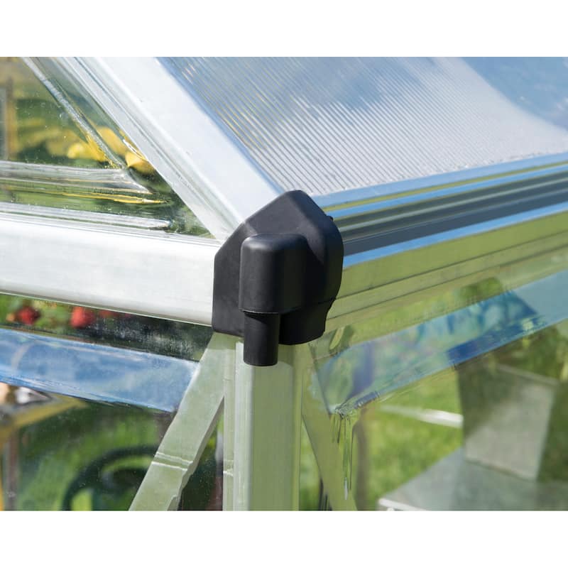 Hybrid 6 ft. Silver/Clear DIY Greenhouse Kit