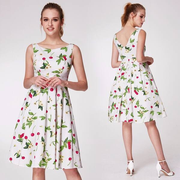Shop Ever Pretty Women S Floral Knee Length Summer Causal Dresses