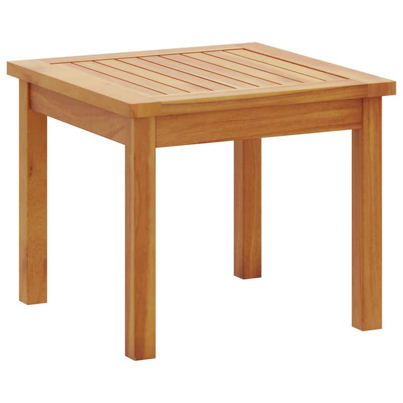 vidaXL 6 Piece Garden Dining Set with Cushions Solid Wood Acacia - 17.7 x 17.7 x 15