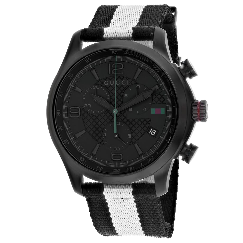 Gucci Men's G-Timeless Black Dial Watch - YA126244A - 6 (36)