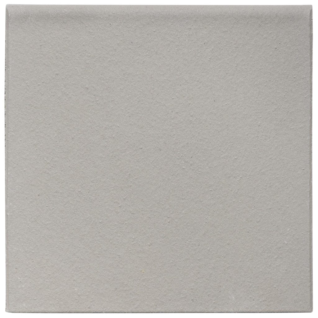 Merola Tile Quarry Bullnose Grey 5-7/8" x 5-7/8" Ceramic Floor and Wall Trim - (1 Tile)