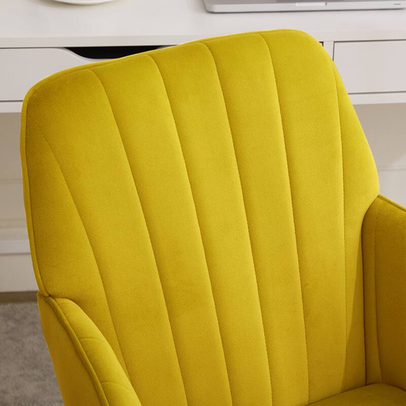 Modern Upholstered Swivel Office Chair