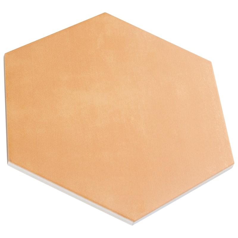 Merola Tile Horizon Hex Mostaza 7-3/4" x 9" Porcelain Floor and Wall Tile