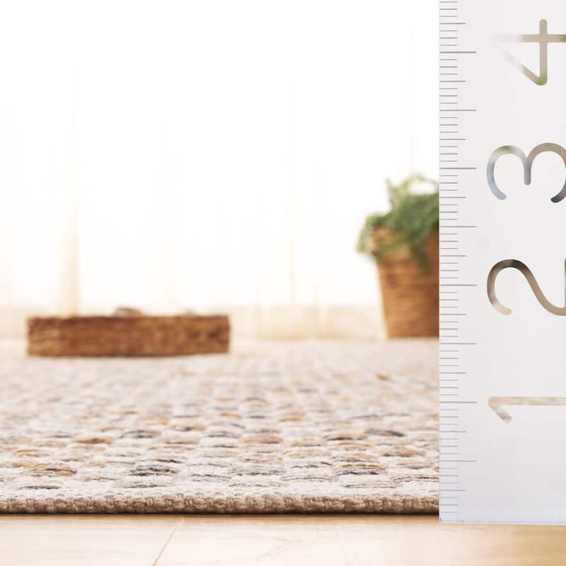 SAFAVIEH Handmade Organica Weronika Jute & Cotton Rug