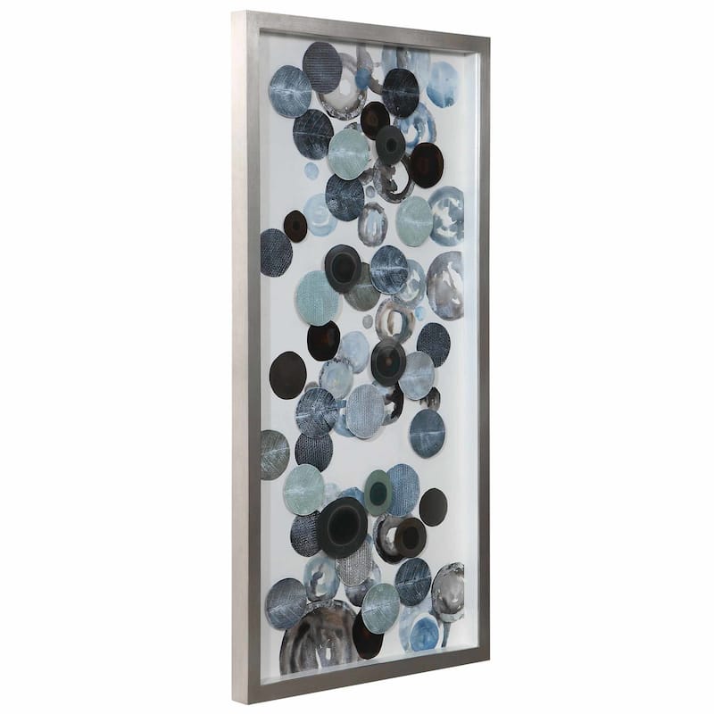 Uttermost Kella 28-1/2" x 58-1/2" Patterns and Designs Shadow Box on