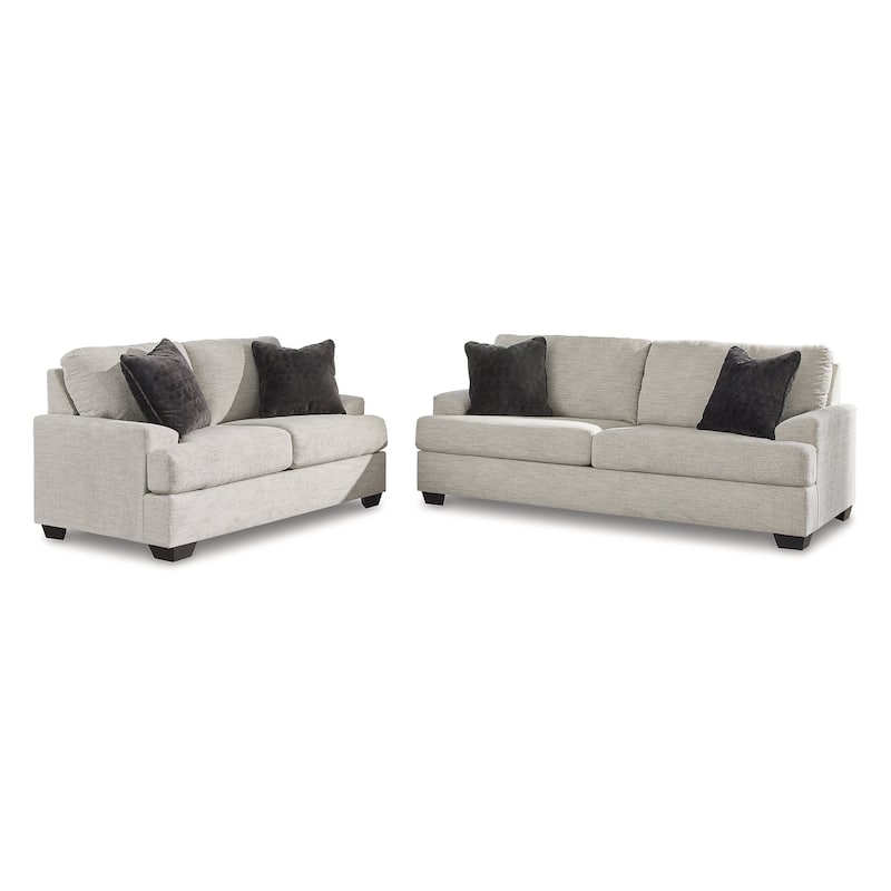 Signature Design by Ashley Vayda Gray 2-Piece Upholstery Package - 87"W x 38"D x 37"H