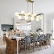 preview thumbnail 4 of 55, 16 Lights Dining Room Chandeliers Modern Sputnik Light Fixture - 55in