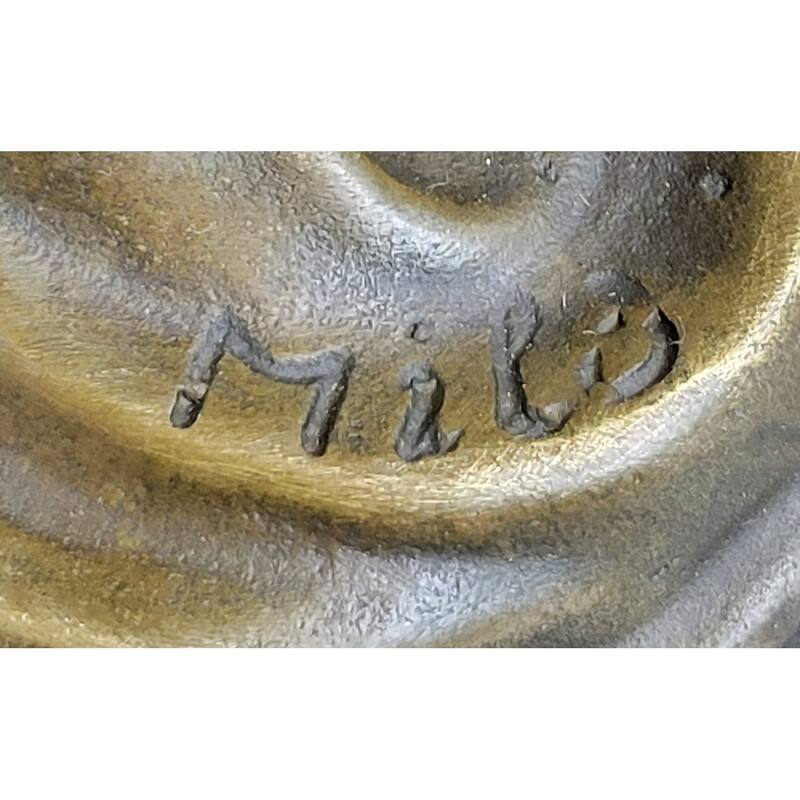 Prima Ballerina Ballet Dancer Girl Figure Signed Original Bronze Statue Sculpture 13 Inches X 5 Inches