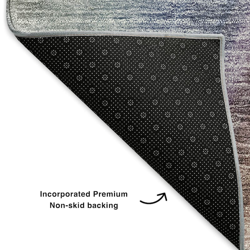 Premium Washable Super Soft Contemporary Arches Mayfield Rug