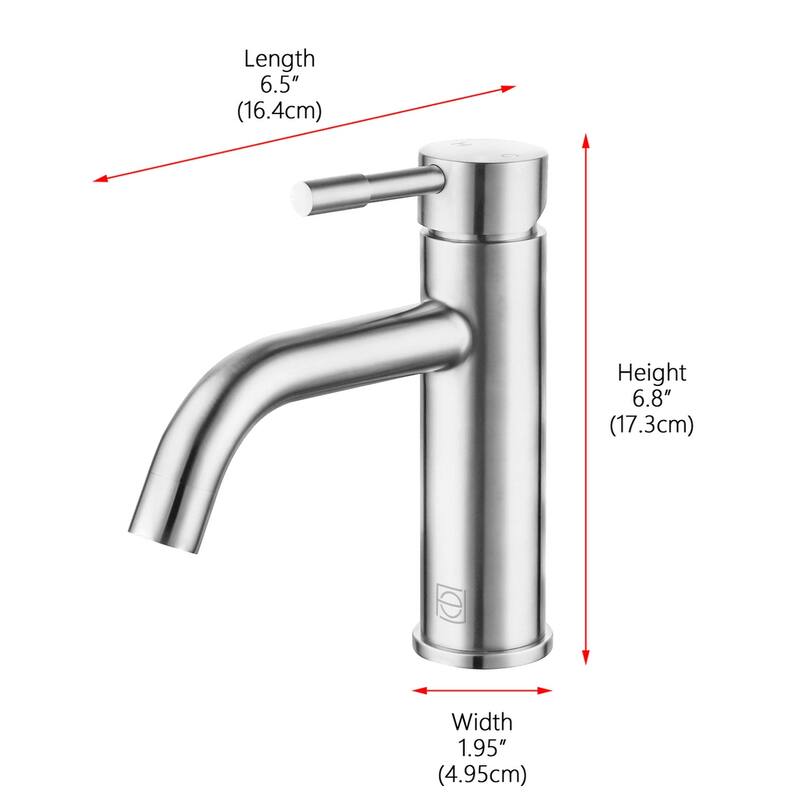 Indigo Home Single Hole Single Handle Bathroom Faucet